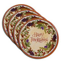 10.5" Round Paper Plates - Flexographic Printed